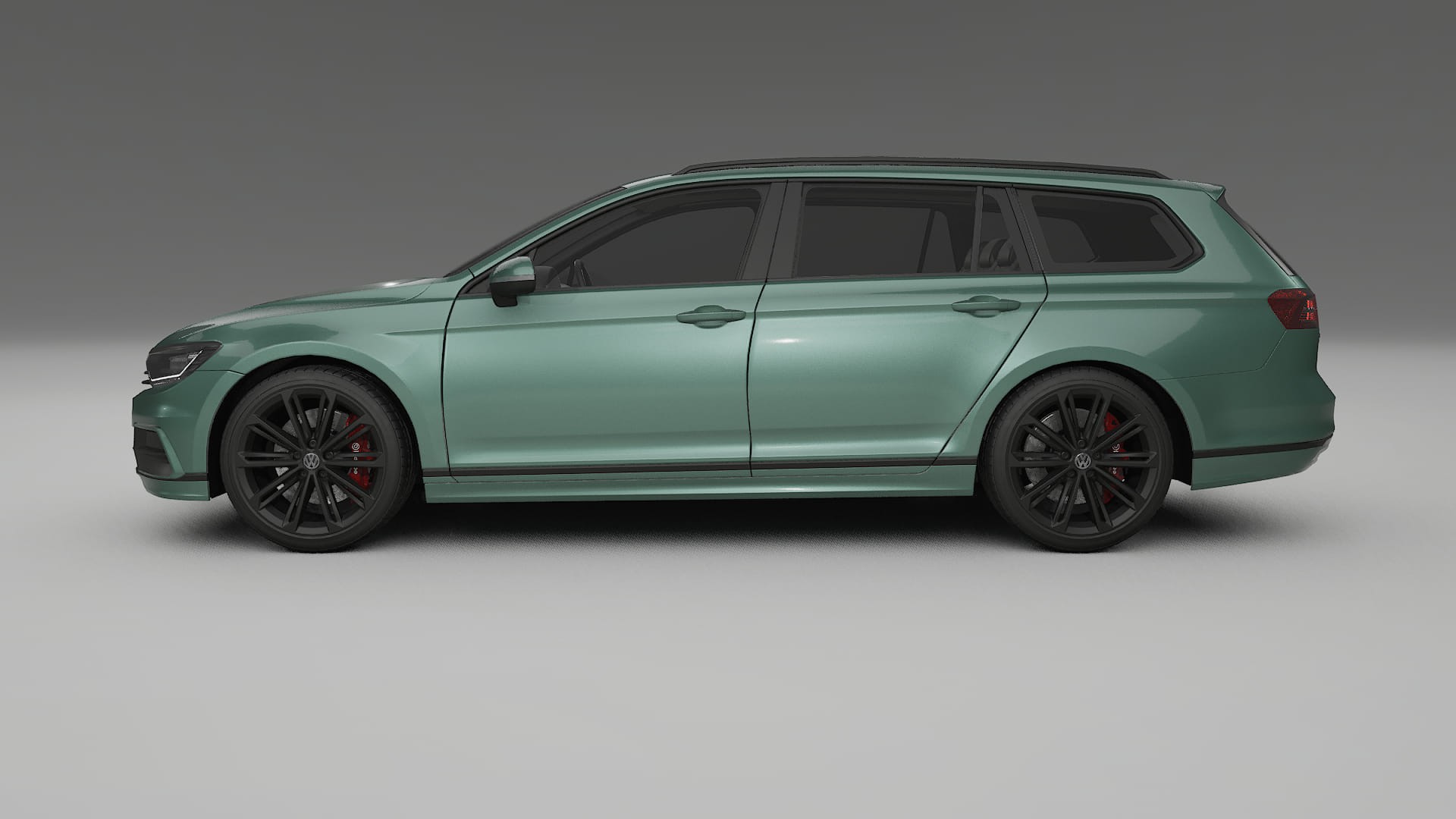 VW Passat Variant R B8 TPU Lackskyddsfilm | EVERGREEN Färgskiftande PPF – Komplett Förskuret Kit