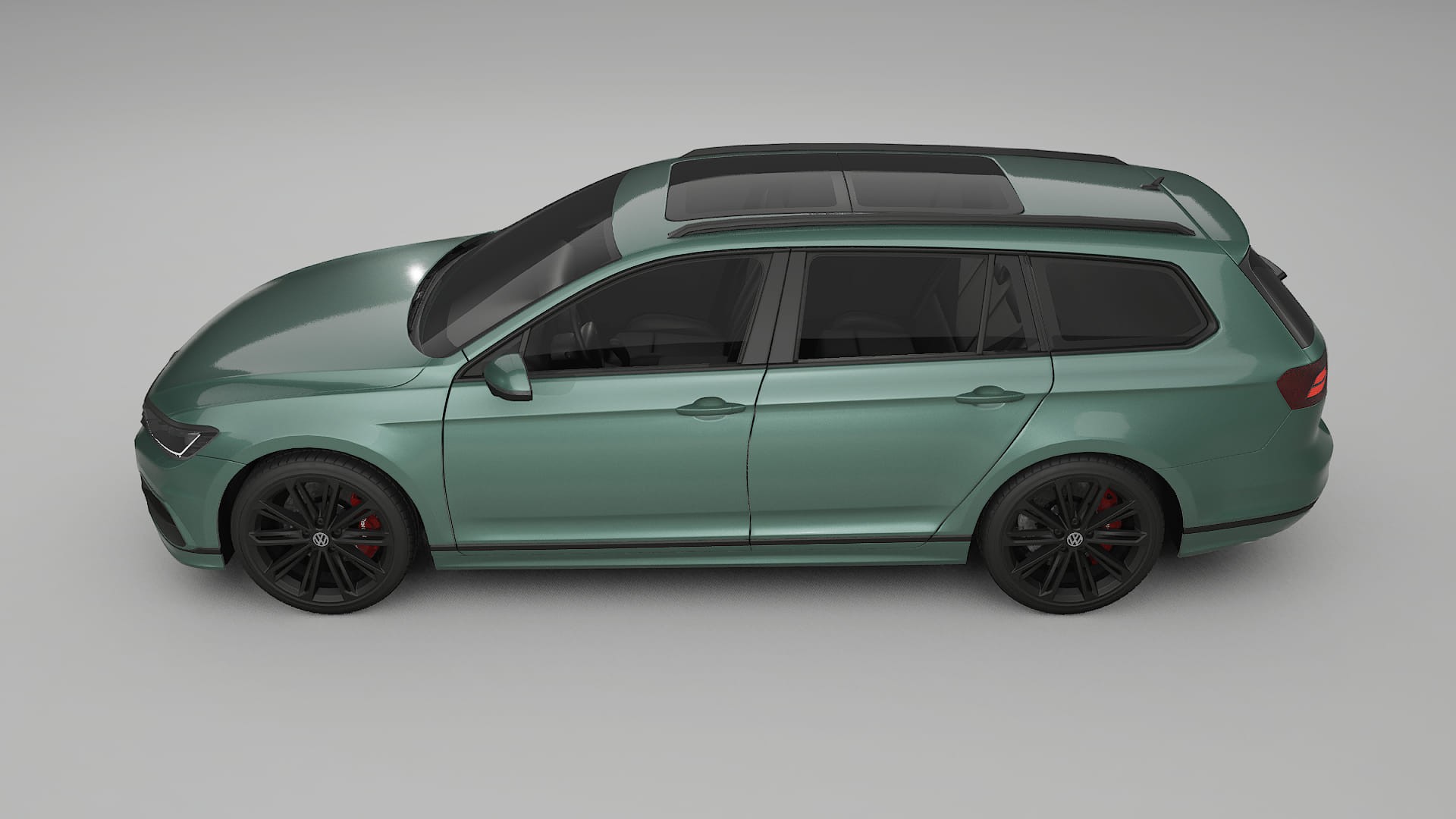 VW Passat Variant R B8 TPU Lackskyddsfilm | EVERGREEN Färgskiftande PPF – Komplett Förskuret Kit