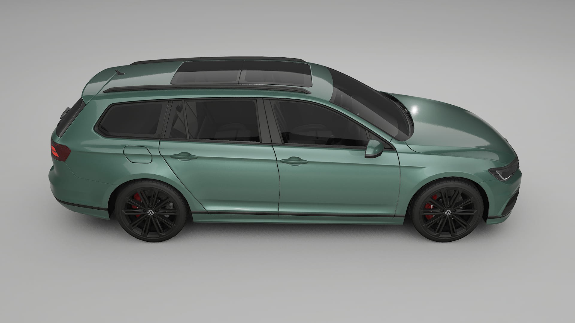 VW Passat Variant R B8 TPU Lackskyddsfilm | EVERGREEN Färgskiftande PPF – Komplett Förskuret Kit