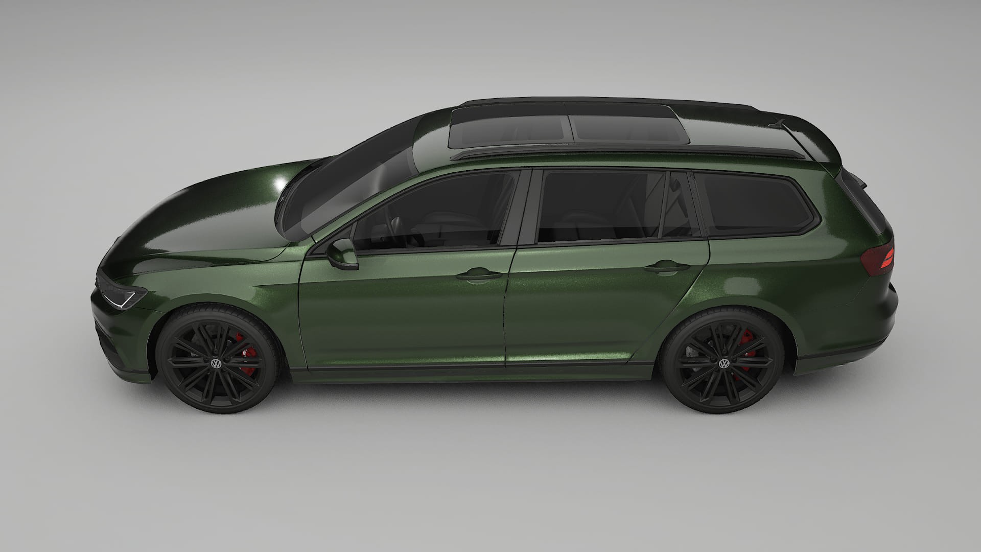 VW Passat Variant R B8 TPU Lackskyddsfilm | LAGOON Färgskiftande PPF – Komplett Förskuret Kit