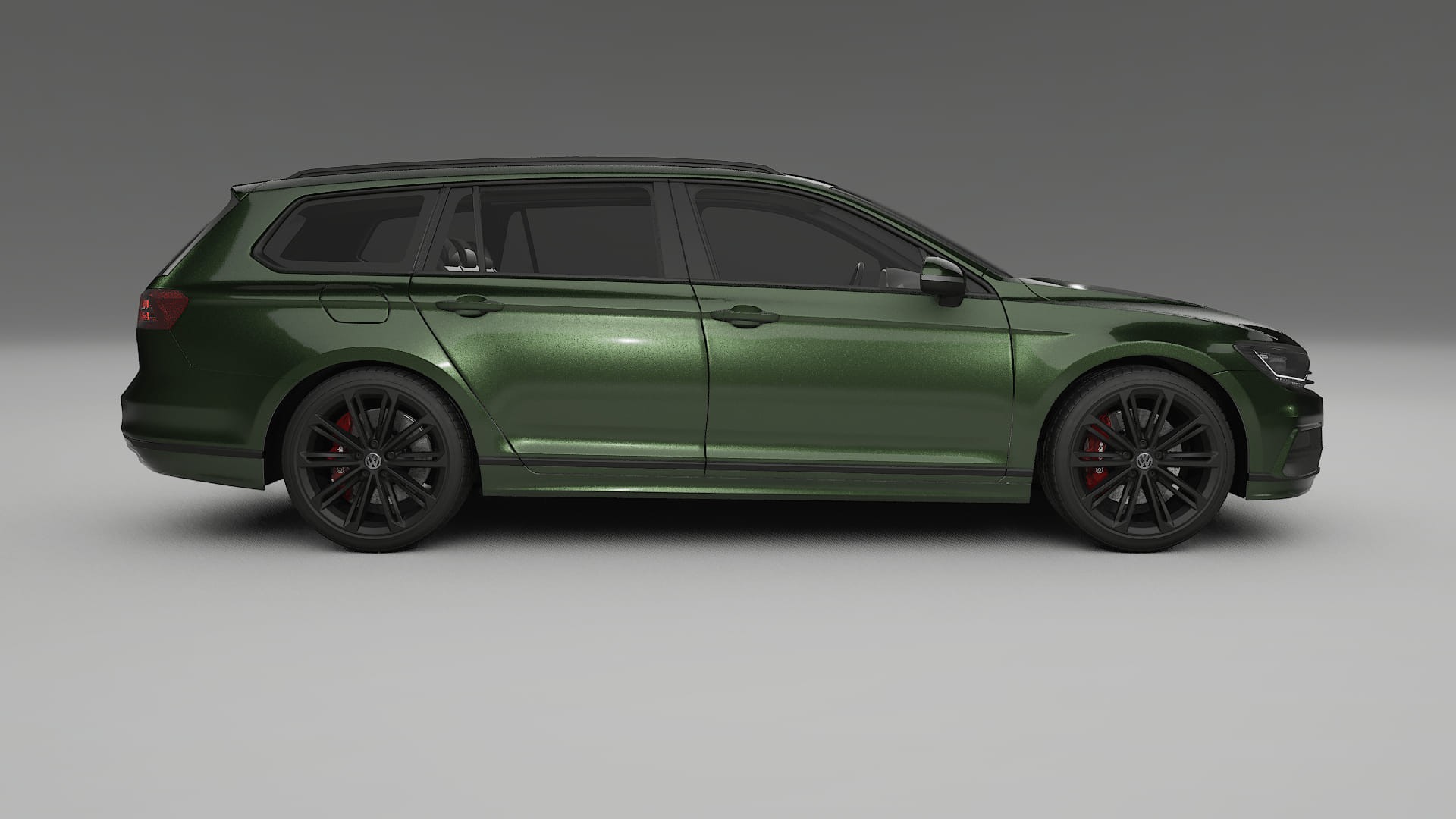 VW Passat Variant R B8 TPU Lackskyddsfilm | LAGOON Färgskiftande PPF – Komplett Förskuret Kit