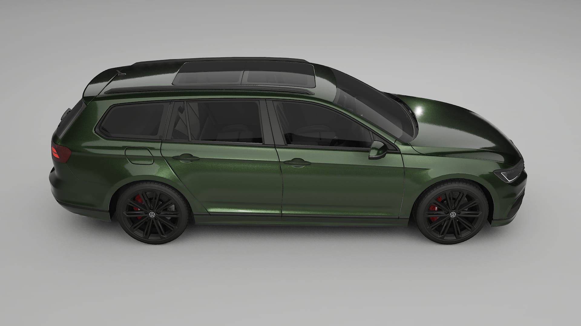 VW Passat Variant R B8 TPU Lackskyddsfilm | LAGOON Färgskiftande PPF – Komplett Förskuret Kit