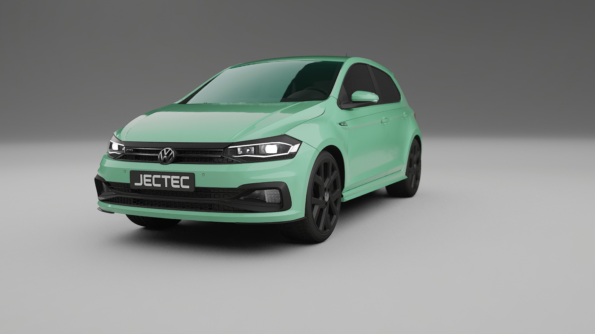 VW Polo GTI VI TPU Lackskyddsfilm | DUSTY Färgskiftande PPF – Komplett Förskuret Kit