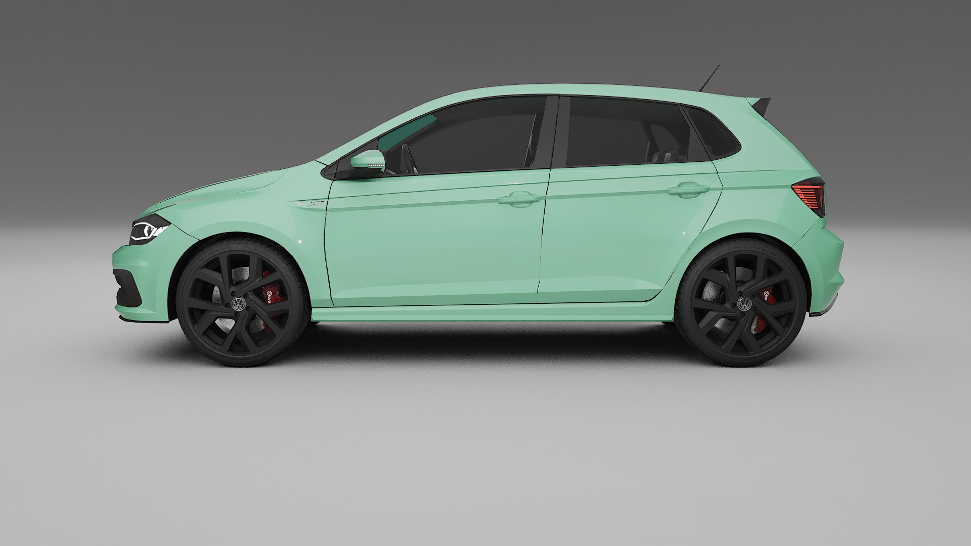 VW Polo GTI VI TPU Lackskyddsfilm | DUSTY Färgskiftande PPF – Komplett Förskuret Kit