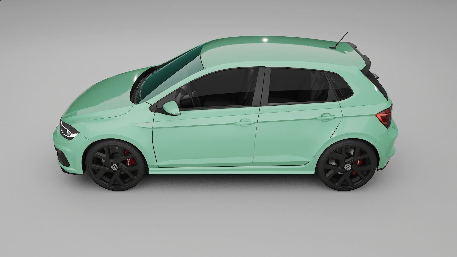 VW Polo GTI VI TPU Lackskyddsfilm | DUSTY Färgskiftande PPF – Komplett Förskuret Kit