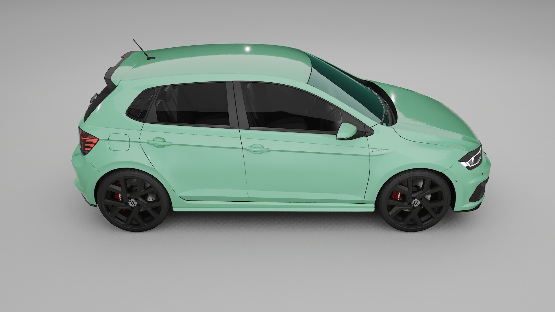 VW Polo GTI VI TPU Lackskyddsfilm | DUSTY Färgskiftande PPF – Komplett Förskuret Kit