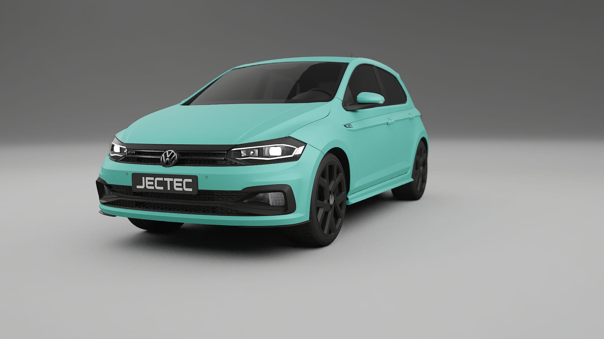 VW Polo GTI VI TPU Lackskyddsfilm | FROST Färgskiftande PPF – Komplett Förskuret Kit