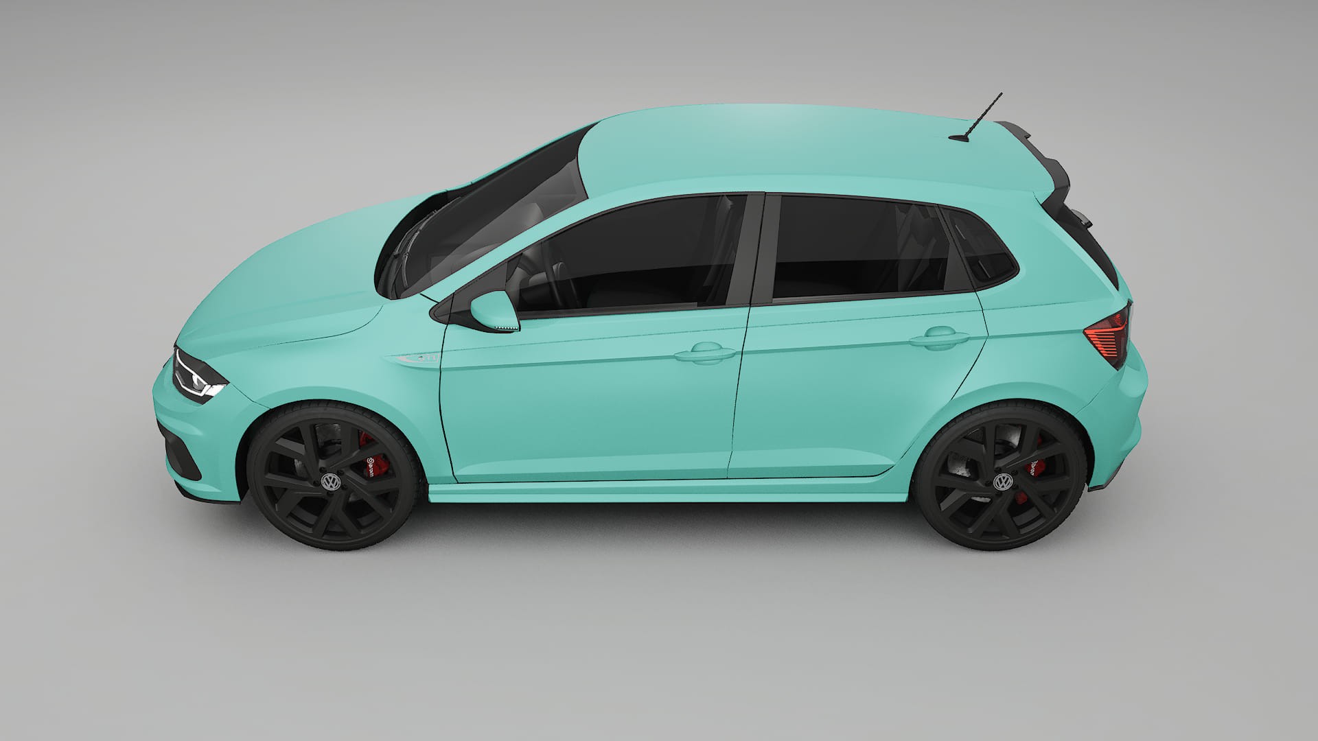 VW Polo GTI VI TPU Lackskyddsfilm | FROST Färgskiftande PPF – Komplett Förskuret Kit