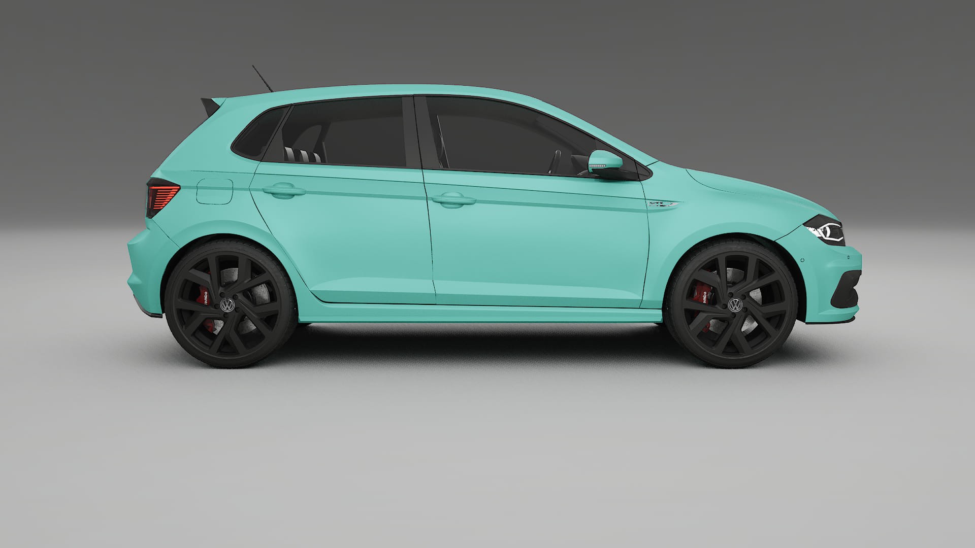 VW Polo GTI VI TPU Lackskyddsfilm | FROST Färgskiftande PPF – Komplett Förskuret Kit