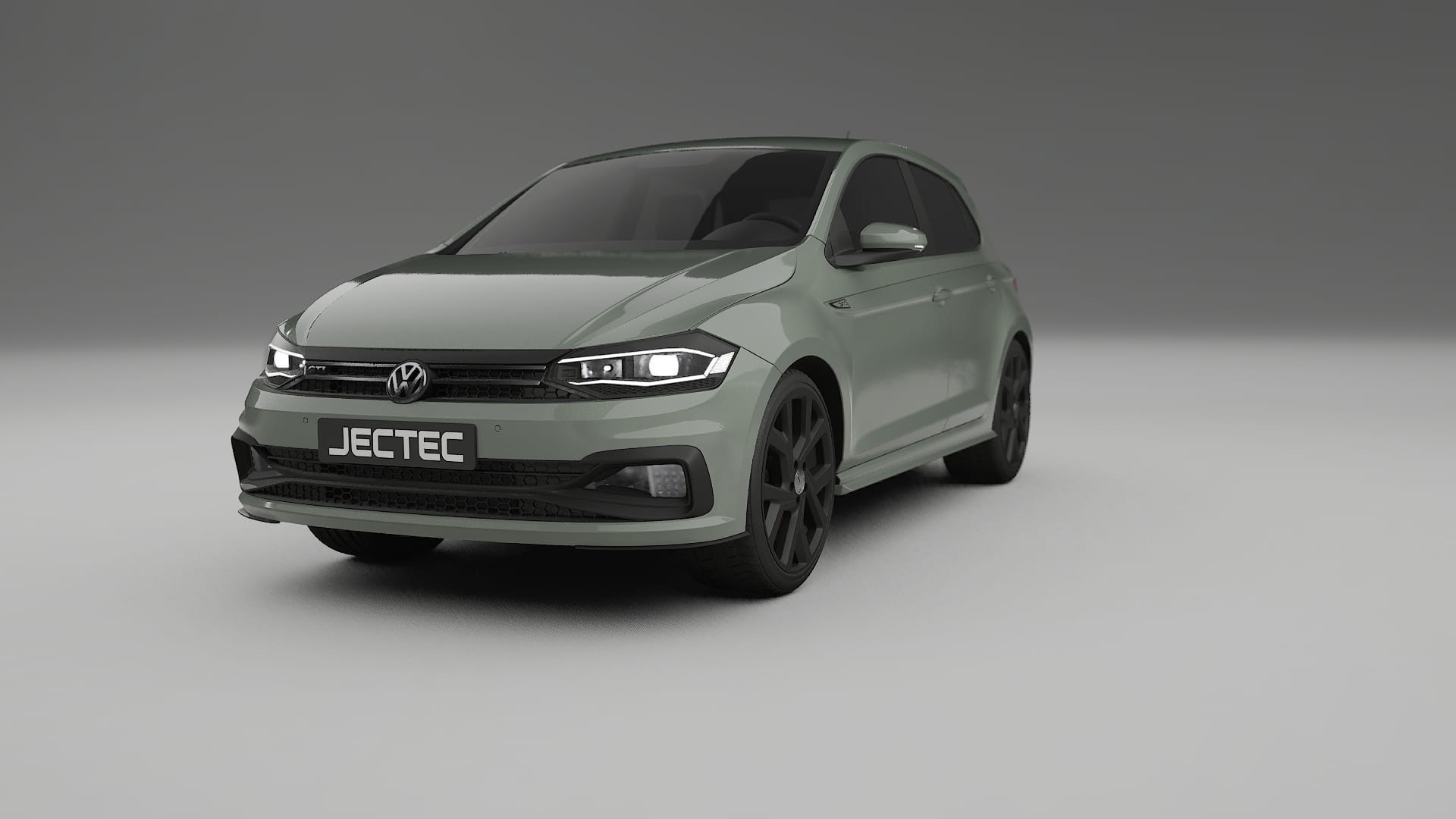 VW Polo GTI VI TPU Lackskyddsfilm | SLATE Färgskiftande PPF – Komplett Förskuret Kit