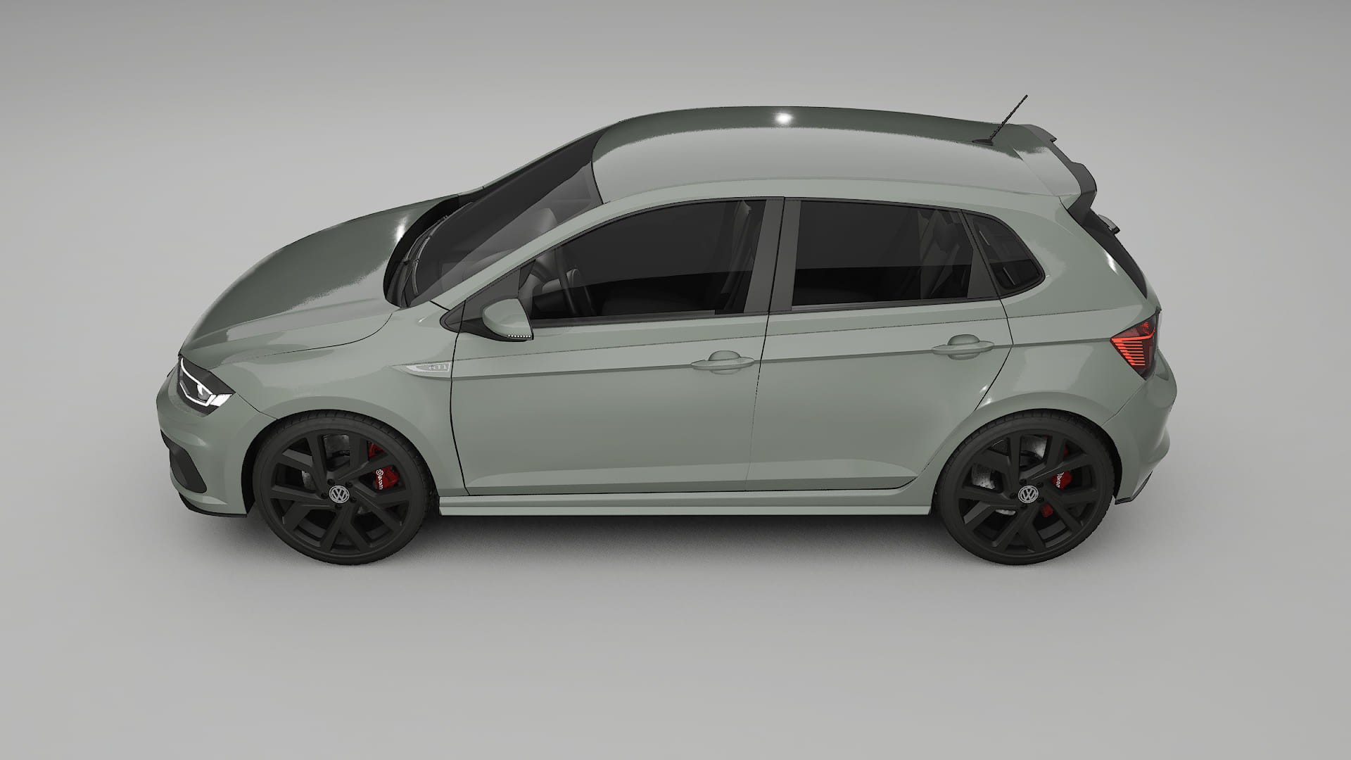 VW Polo GTI VI TPU Lackskyddsfilm | SLATE Färgskiftande PPF – Komplett Förskuret Kit