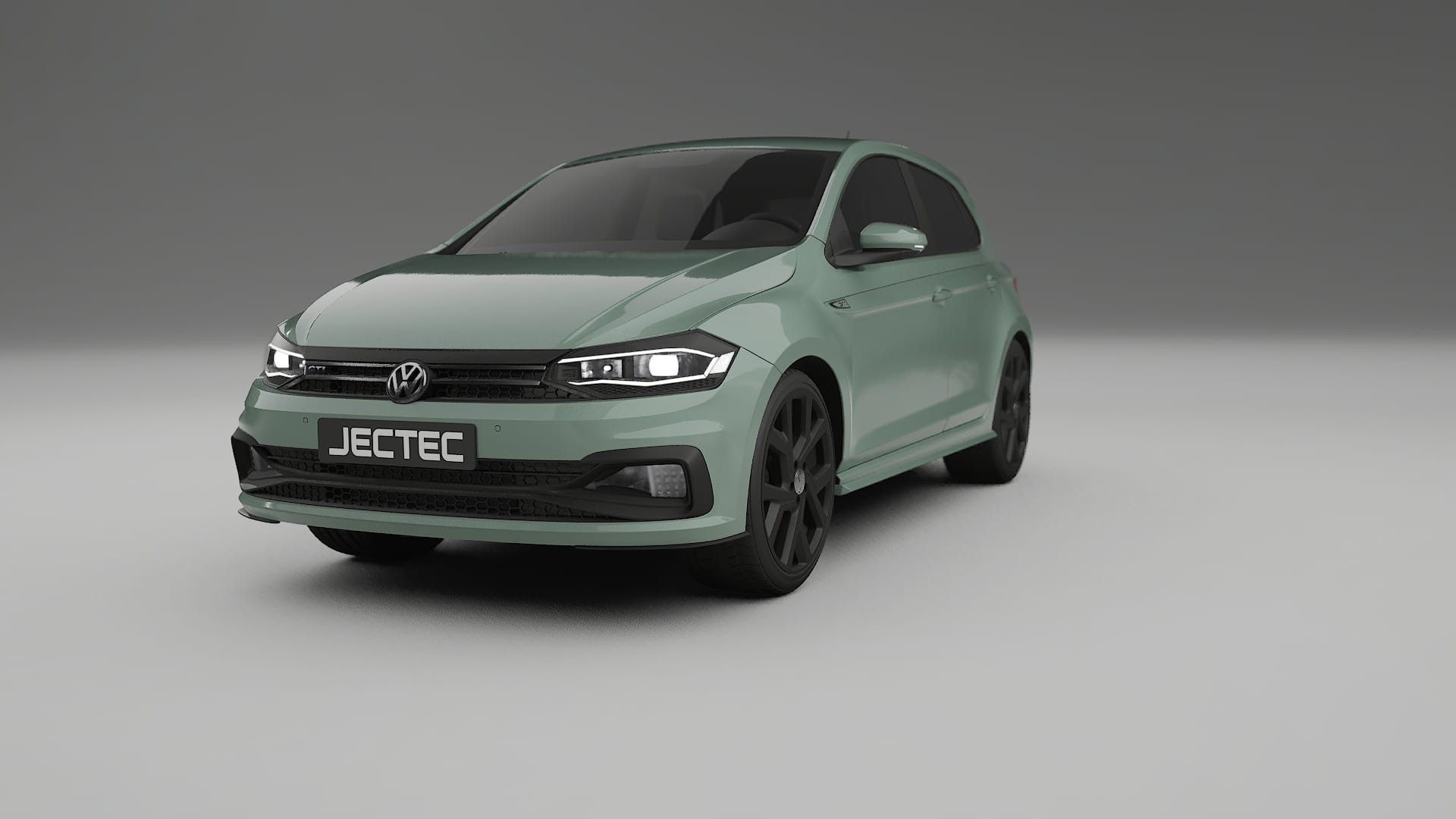 VW Polo GTI VI TPU Lackskyddsfilm | CINDER Färgskiftande PPF – Komplett Förskuret Kit