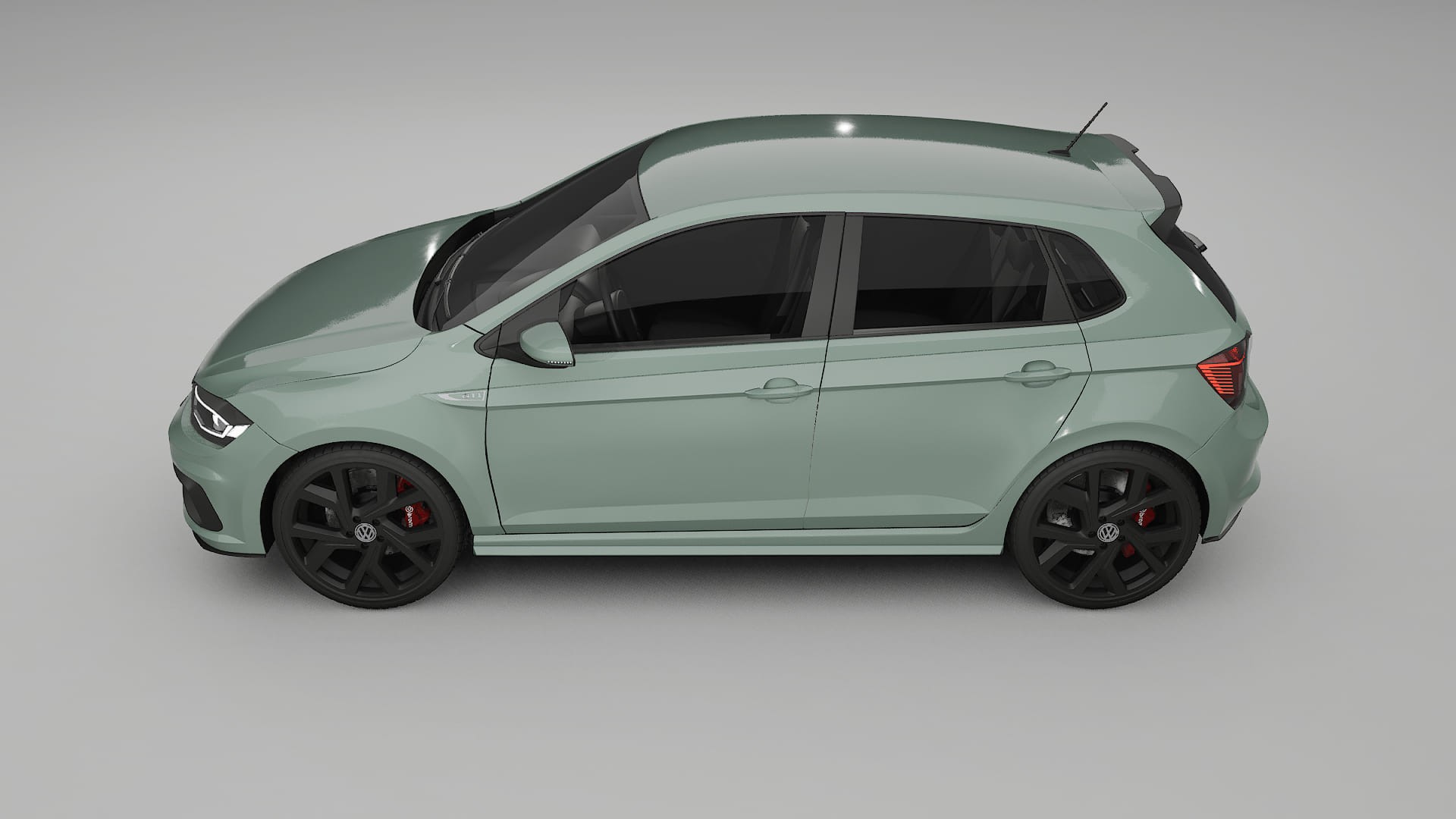 VW Polo GTI VI TPU Lackskyddsfilm | CINDER Färgskiftande PPF – Komplett Förskuret Kit