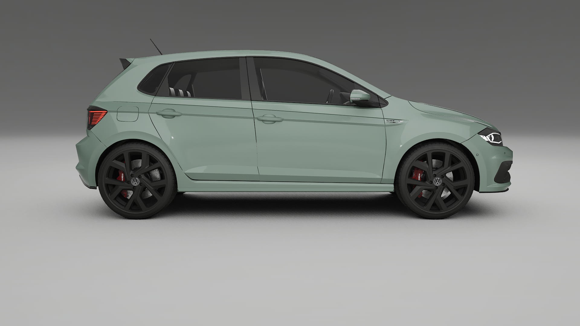 VW Polo GTI VI TPU Lackskyddsfilm | CINDER Färgskiftande PPF – Komplett Förskuret Kit