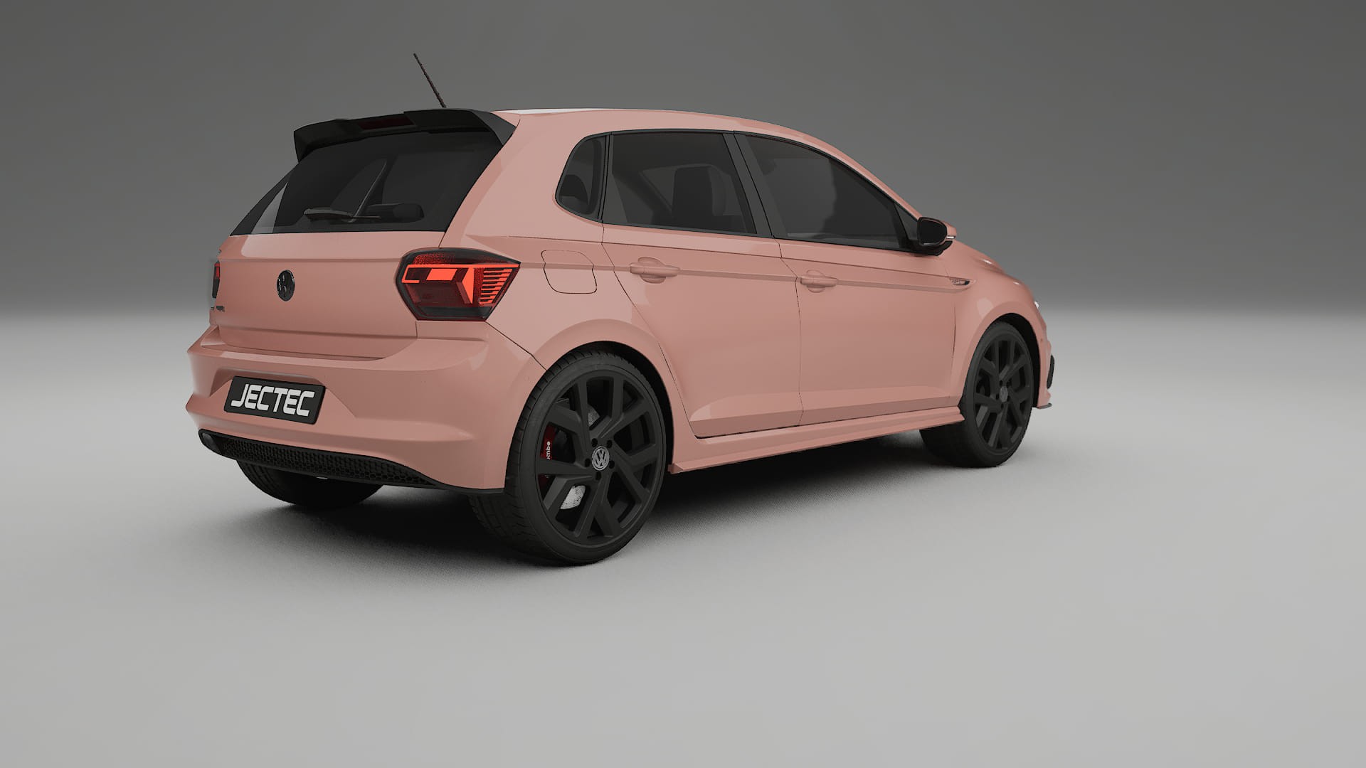 VW Polo GTI VI TPU Lackskyddsfilm | BLUSH Färgskiftande PPF – Komplett Förskuret Kit