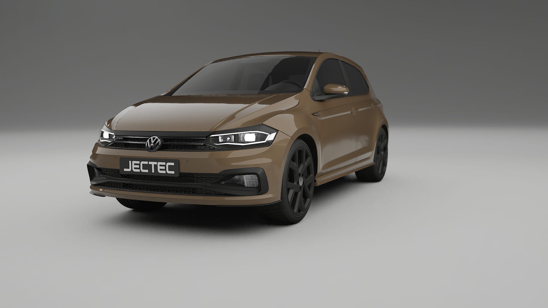 VW Polo GTI VI TPU Lackskyddsfilm | SAHARA Färgskiftande PPF – Komplett Förskuret Kit