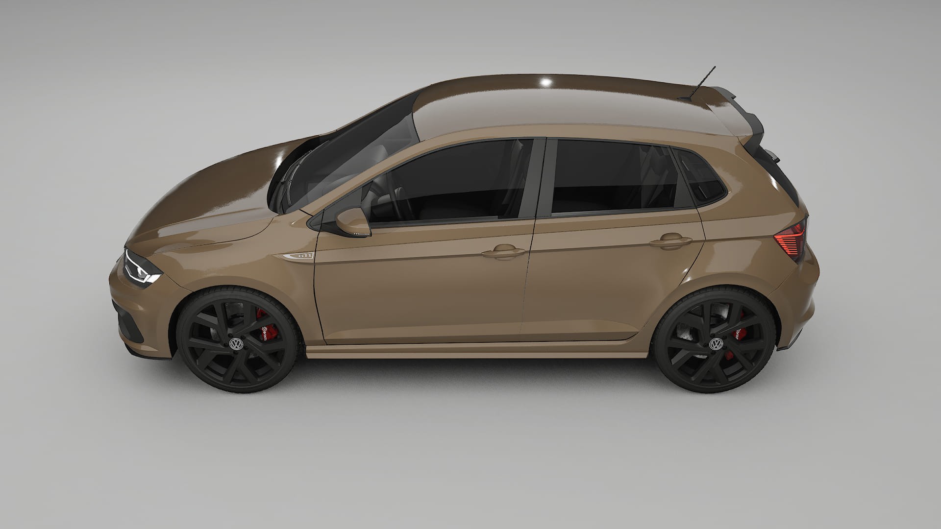 VW Polo GTI VI TPU Lackskyddsfilm | SAHARA Färgskiftande PPF – Komplett Förskuret Kit