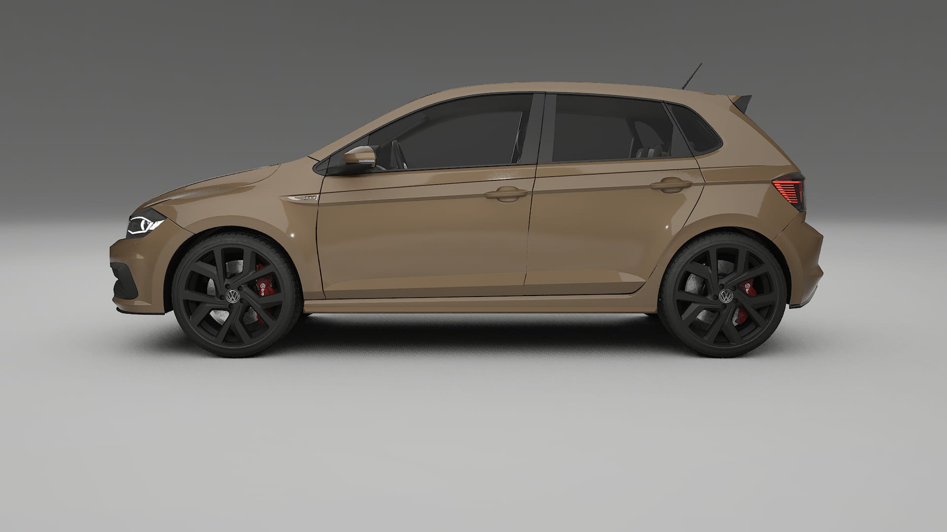 VW Polo GTI VI TPU Lackskyddsfilm | SAHARA Färgskiftande PPF – Komplett Förskuret Kit