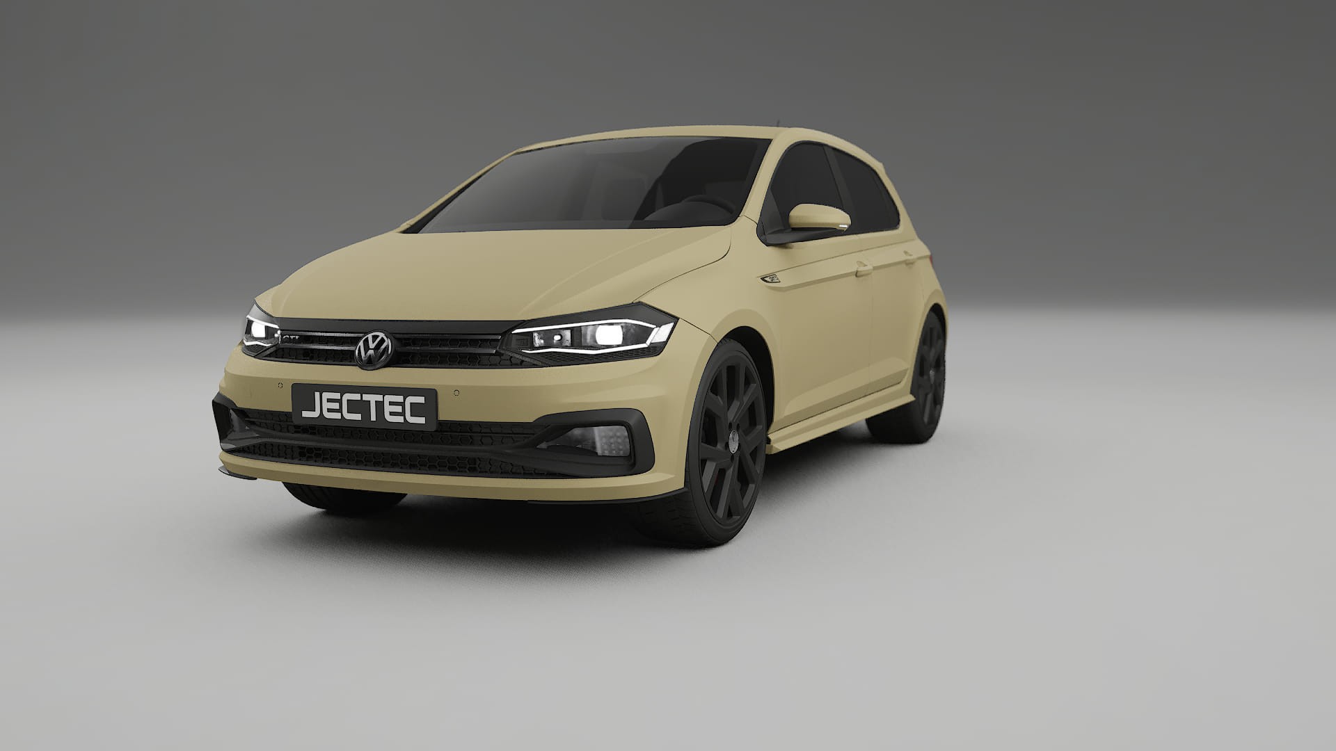 VW Polo GTI VI TPU Lackskyddsfilm | SAND Färgskiftande PPF – Komplett Förskuret Kit