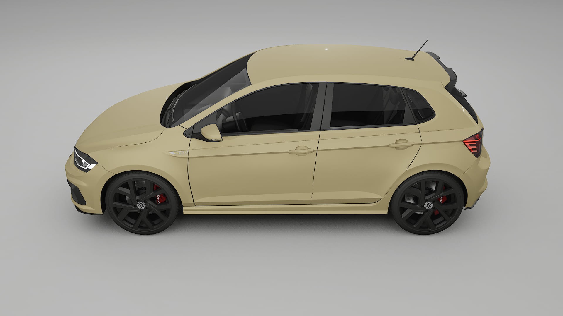 VW Polo GTI VI TPU Lackskyddsfilm | SAND Färgskiftande PPF – Komplett Förskuret Kit