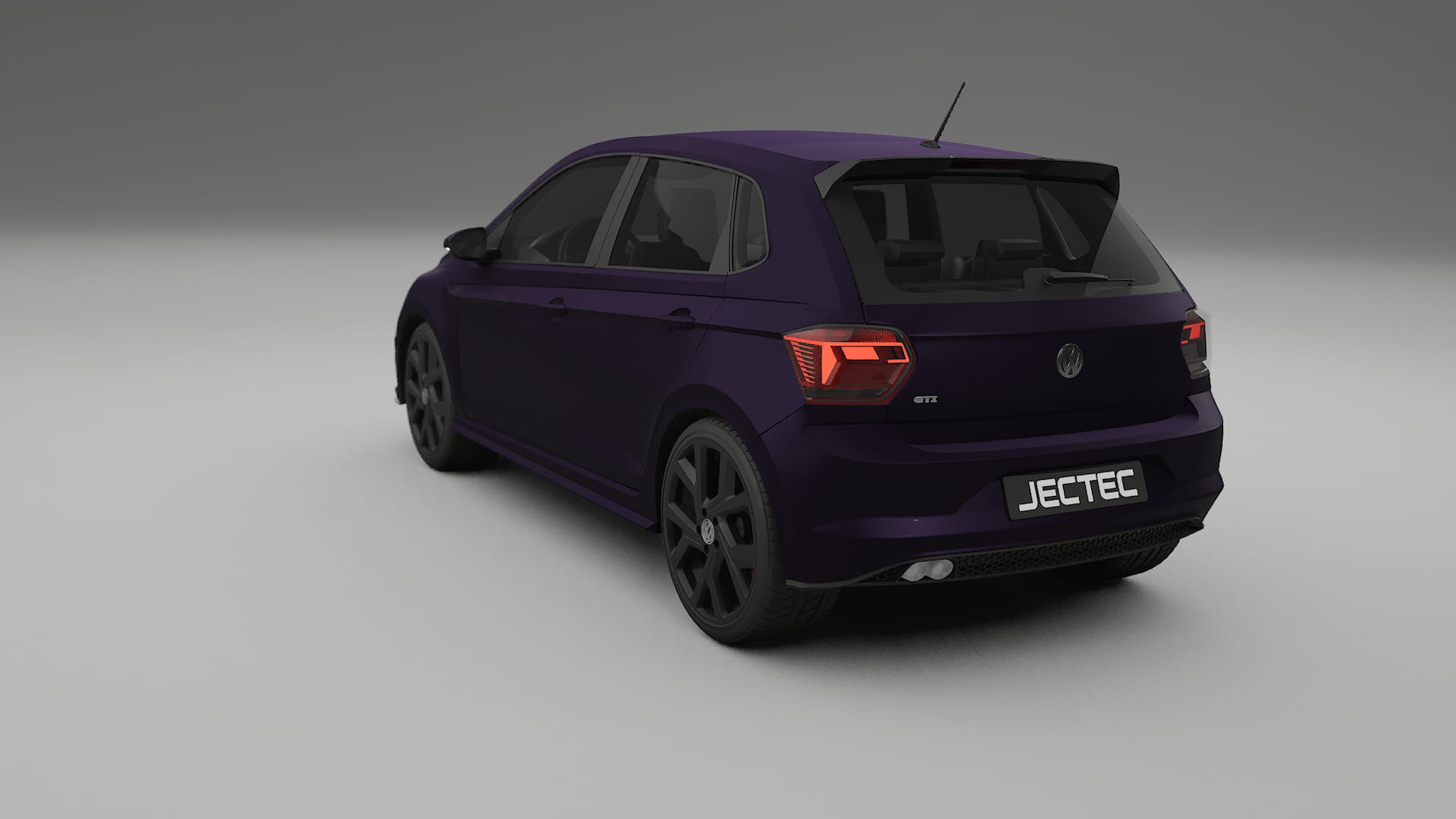 VW Polo GTI VI TPU Lackskyddsfilm | VIOLET Färgskiftande PPF – Komplett Förskuret Kit