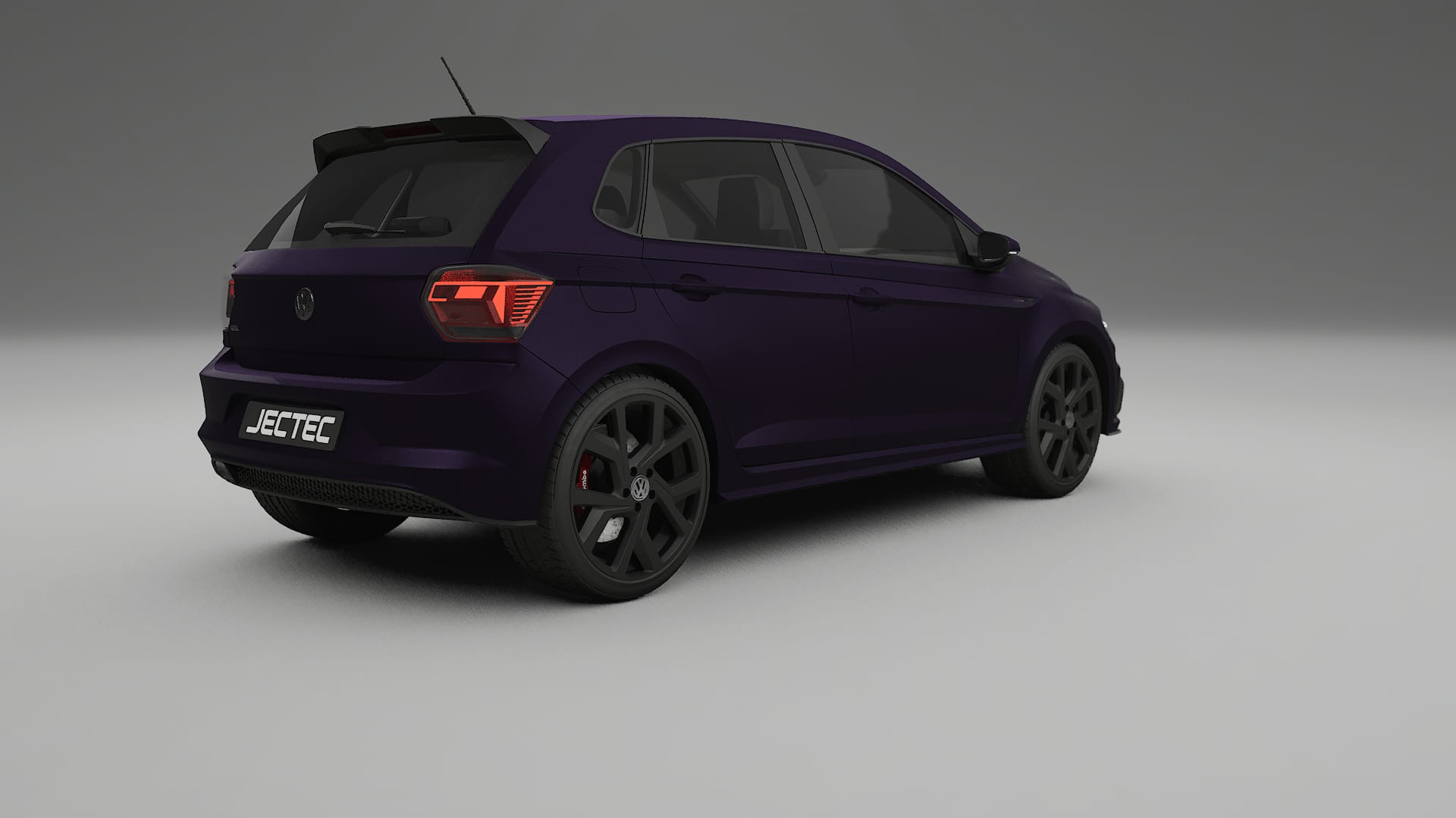 VW Polo GTI VI TPU Lackskyddsfilm | VIOLET Färgskiftande PPF – Komplett Förskuret Kit