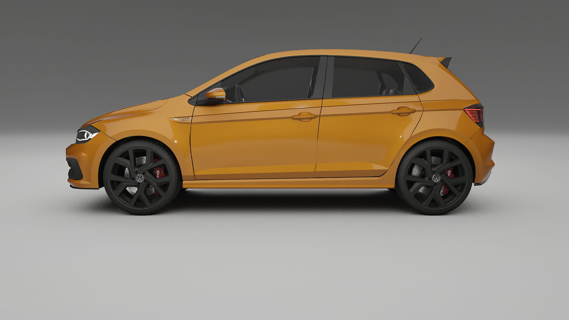 VW Polo GTI VI TPU Lackskyddsfilm | DAISY Färgskiftande PPF – Komplett Förskuret Kit