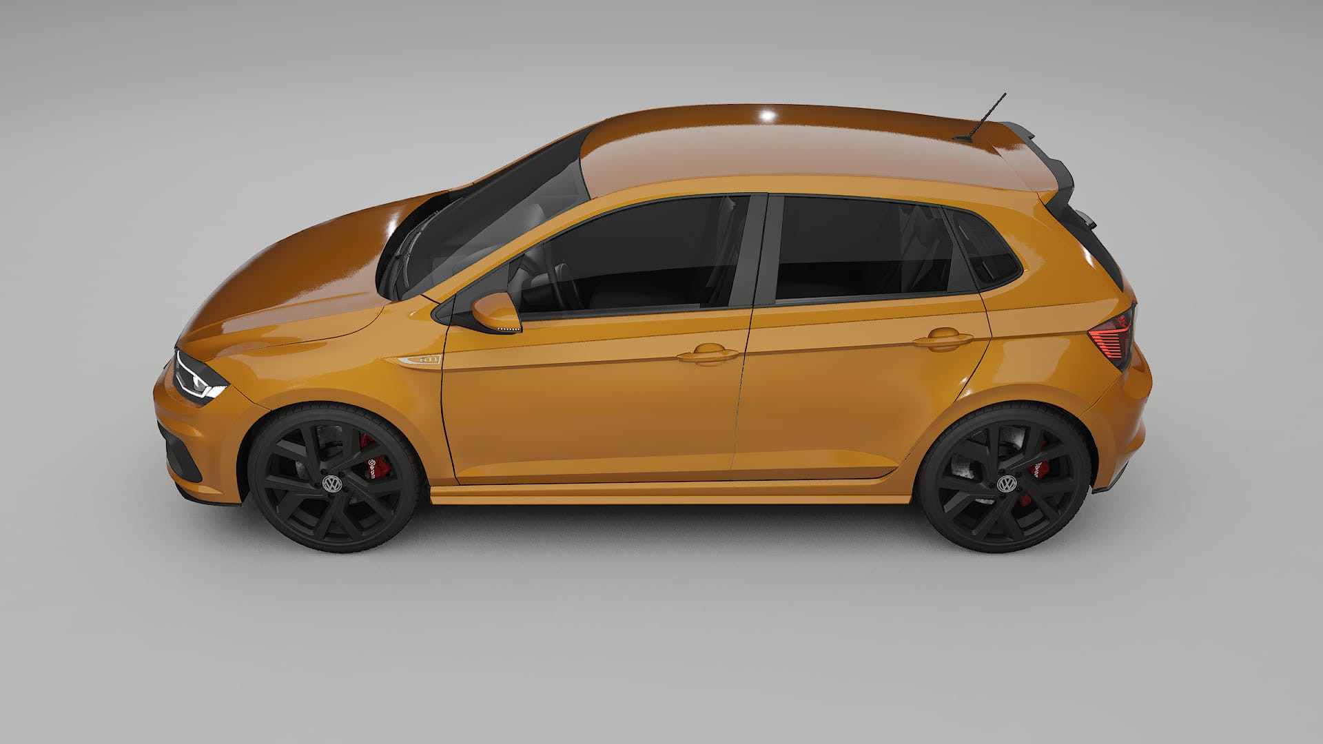 VW Polo GTI VI TPU Lackskyddsfilm | DAISY Färgskiftande PPF – Komplett Förskuret Kit