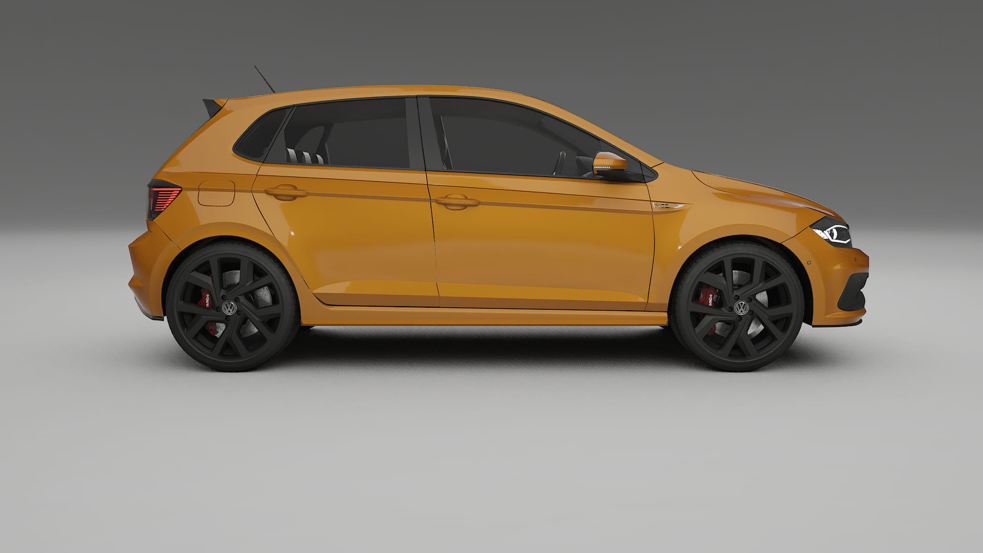 VW Polo GTI VI TPU Lackskyddsfilm | DAISY Färgskiftande PPF – Komplett Förskuret Kit