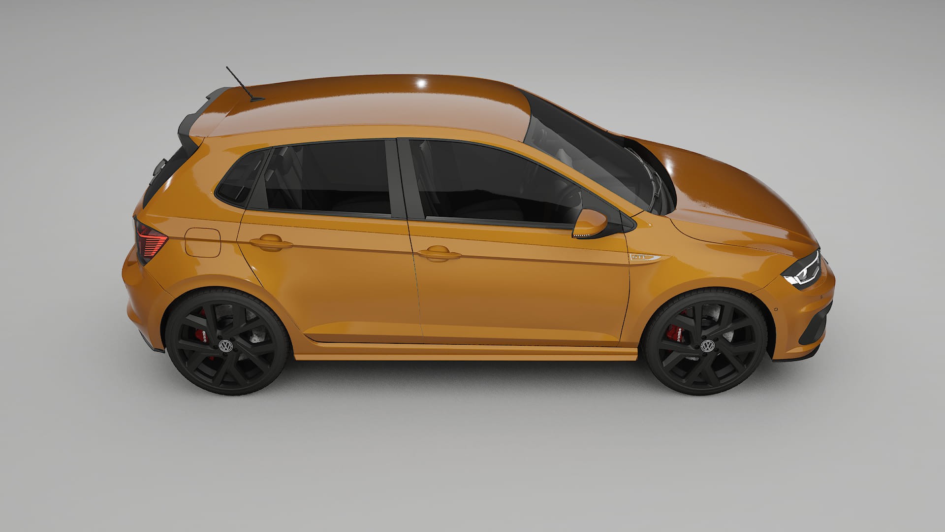 VW Polo GTI VI TPU Lackskyddsfilm | DAISY Färgskiftande PPF – Komplett Förskuret Kit