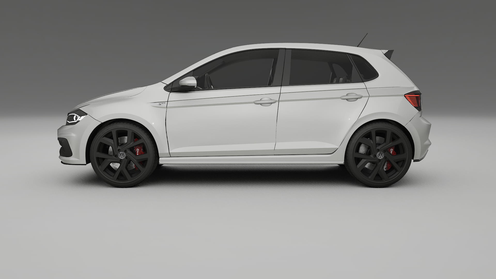 VW Polo GTI VI TPU Lackskyddsfilm | PEARL Färgskiftande PPF – Komplett Förskuret Kit