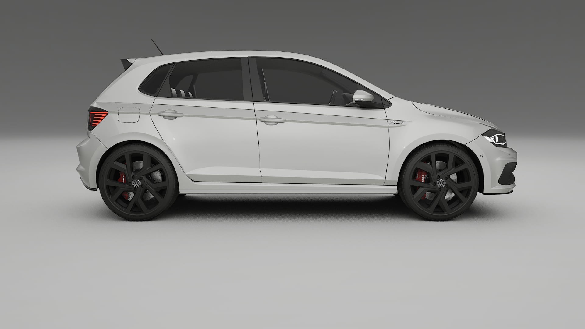 VW Polo GTI VI TPU Lackskyddsfilm | PEARL Färgskiftande PPF – Komplett Förskuret Kit