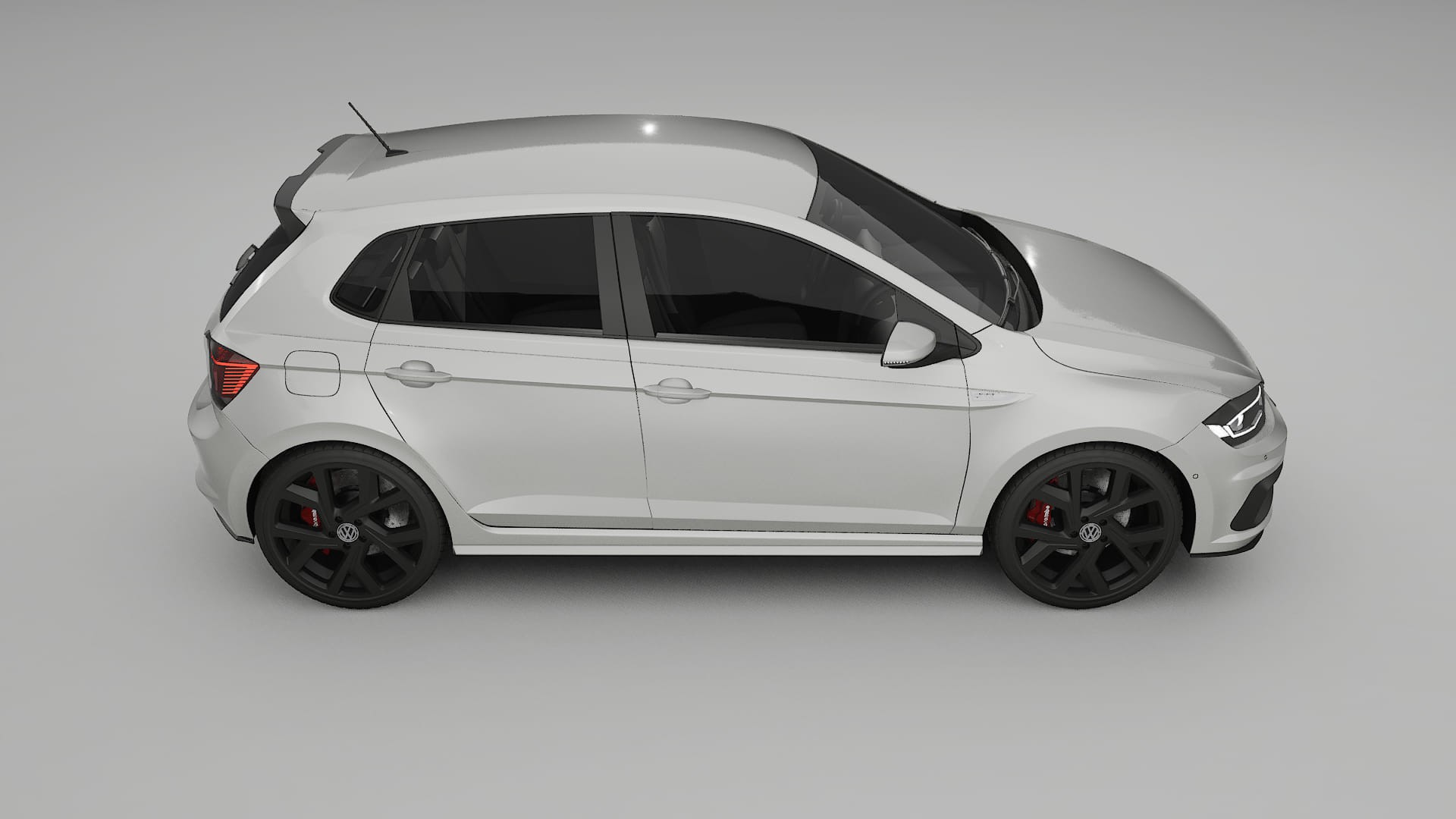 VW Polo GTI VI TPU Lackskyddsfilm | PEARL Färgskiftande PPF – Komplett Förskuret Kit