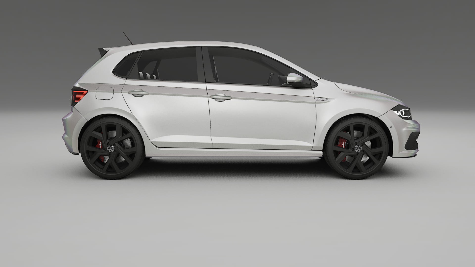 VW Polo GTI VI TPU Lackskyddsfilm | NEBULA Färgskiftande PPF – Komplett Förskuret Kit