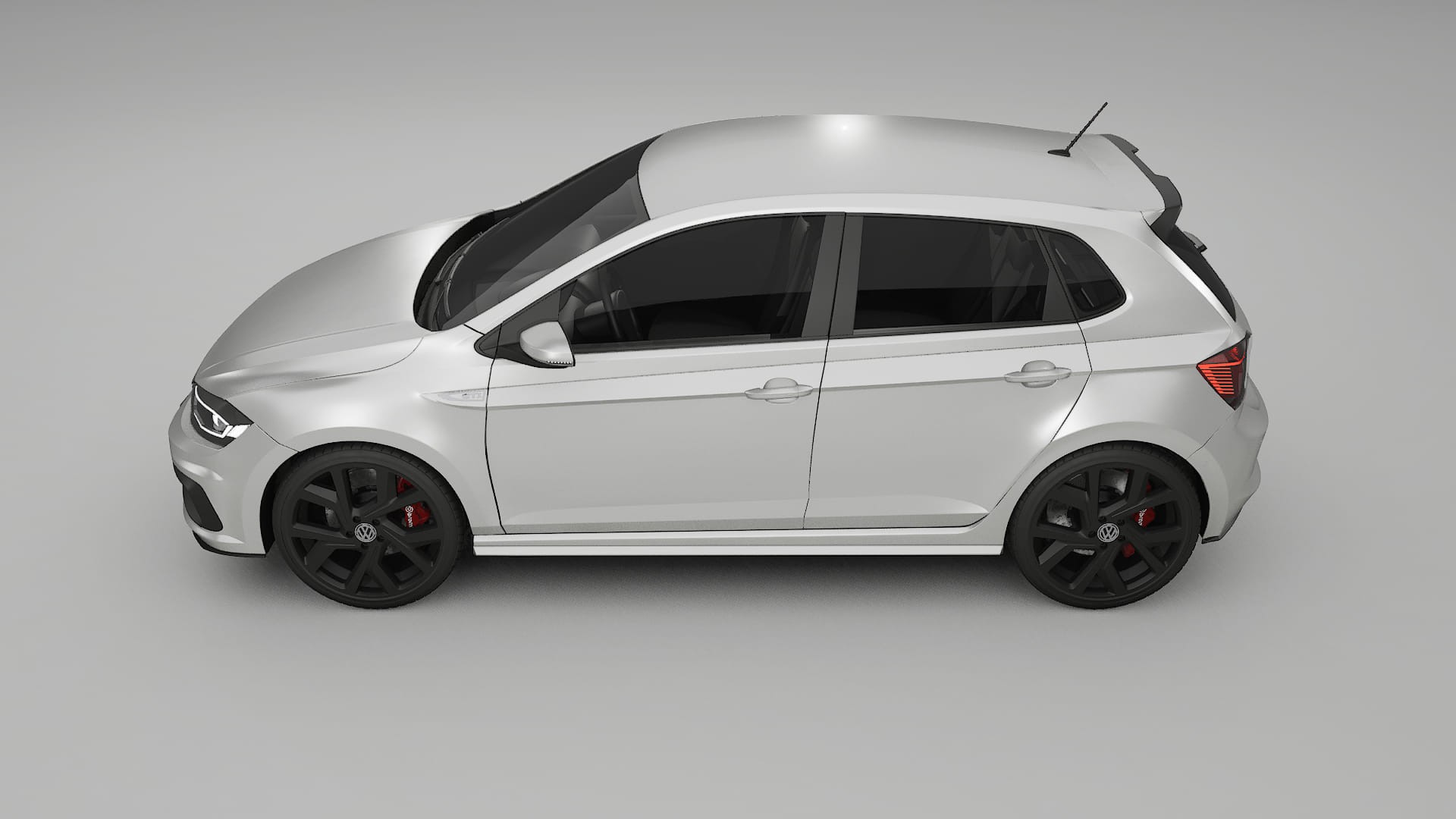 VW Polo GTI VI TPU Lackskyddsfilm | OPAL Färgskiftande PPF – Komplett Förskuret Kit