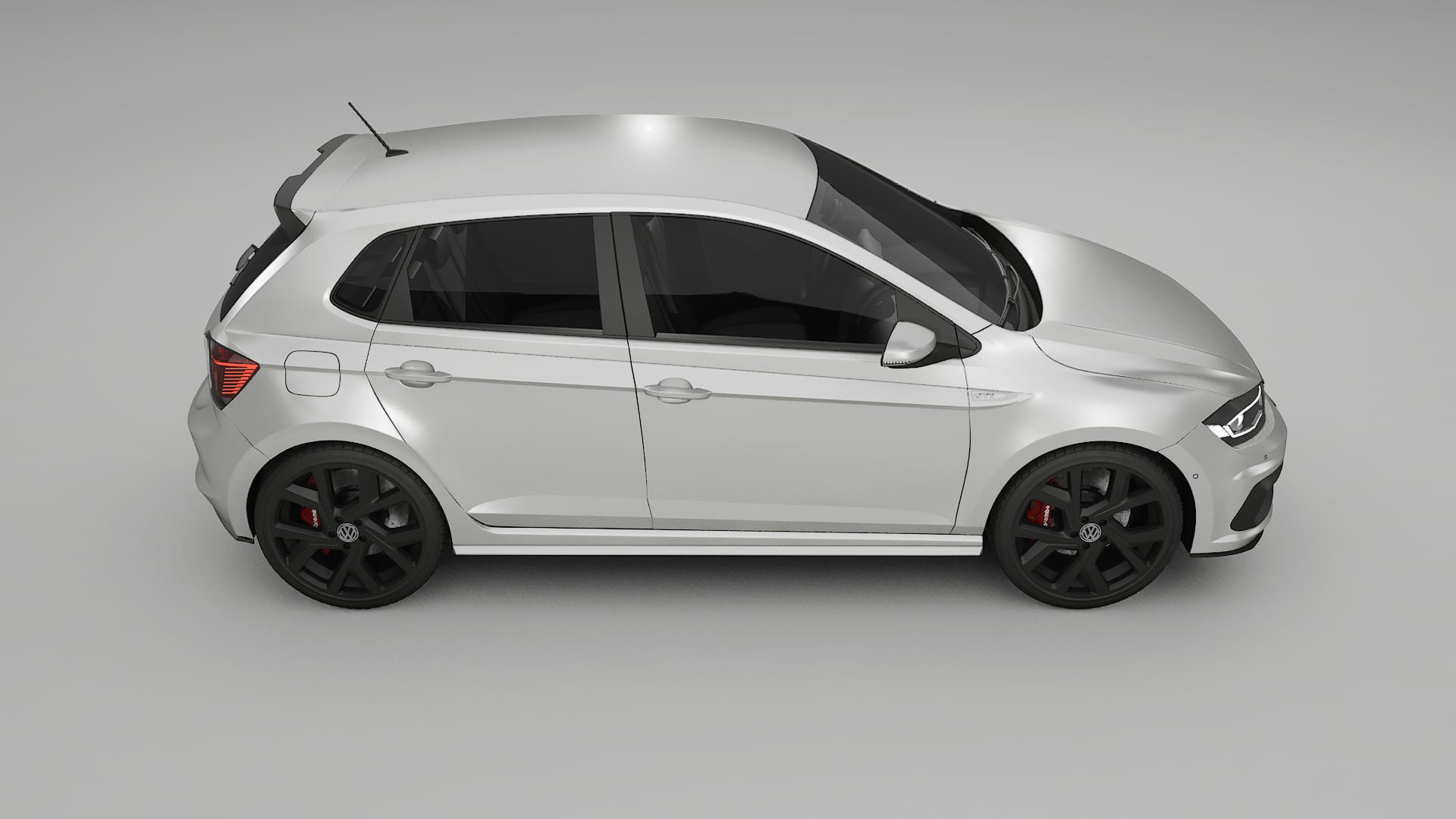 VW Polo GTI VI TPU Lackskyddsfilm | OPAL Färgskiftande PPF – Komplett Förskuret Kit