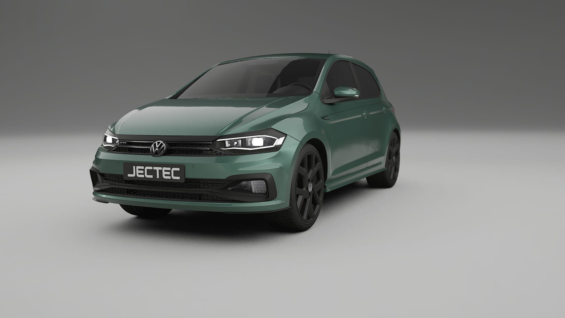 VW Polo GTI VI TPU Lackskyddsfilm | EVERGREEN Färgskiftande PPF – Komplett Förskuret Kit