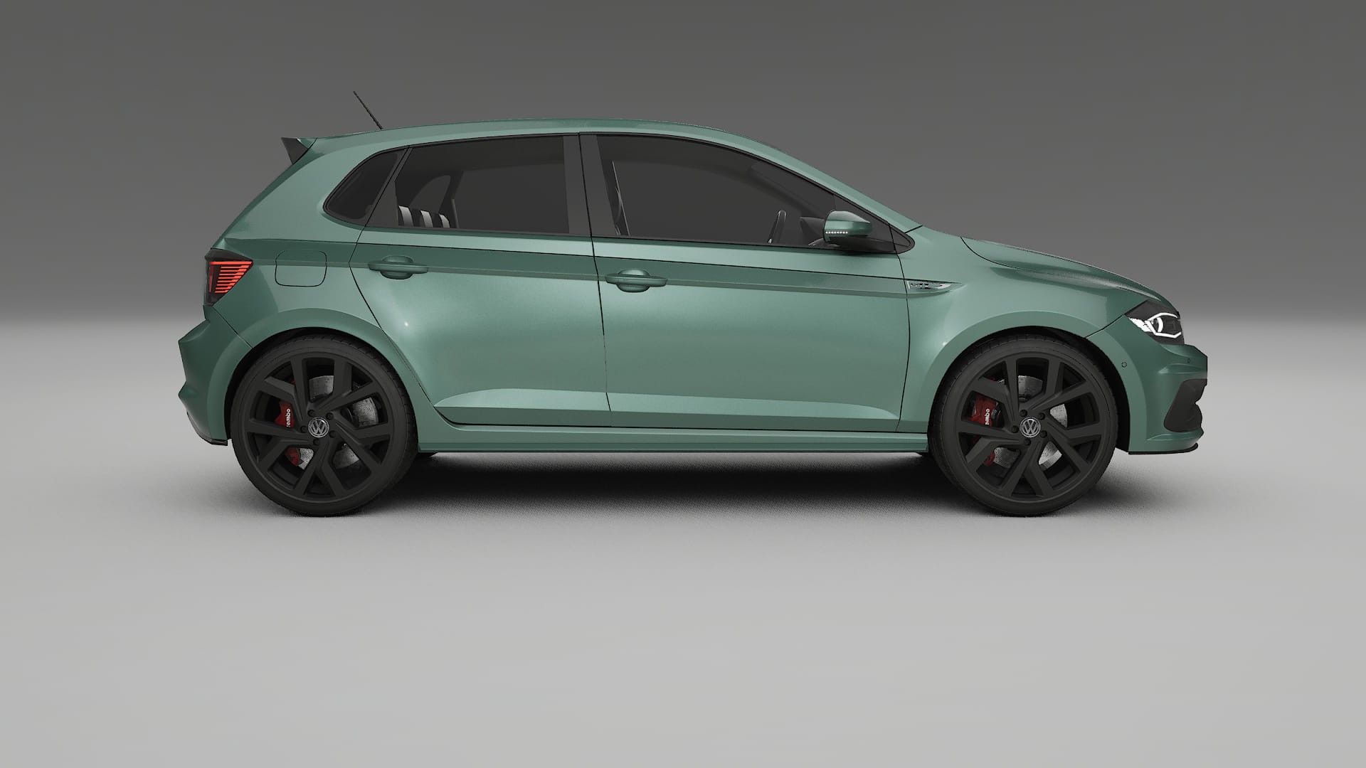 VW Polo GTI VI TPU Lackskyddsfilm | EVERGREEN Färgskiftande PPF – Komplett Förskuret Kit