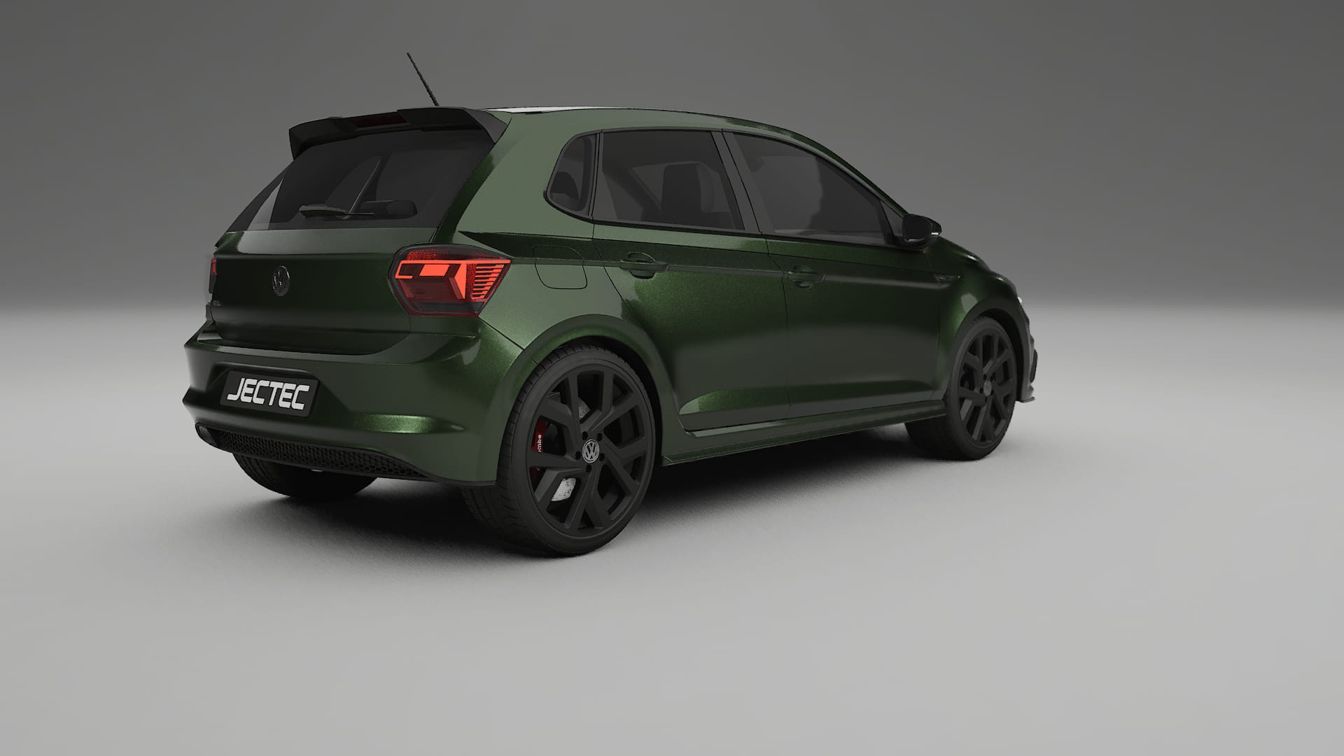 VW Polo GTI VI TPU Lackskyddsfilm | LAGOON Färgskiftande PPF – Komplett Förskuret Kit