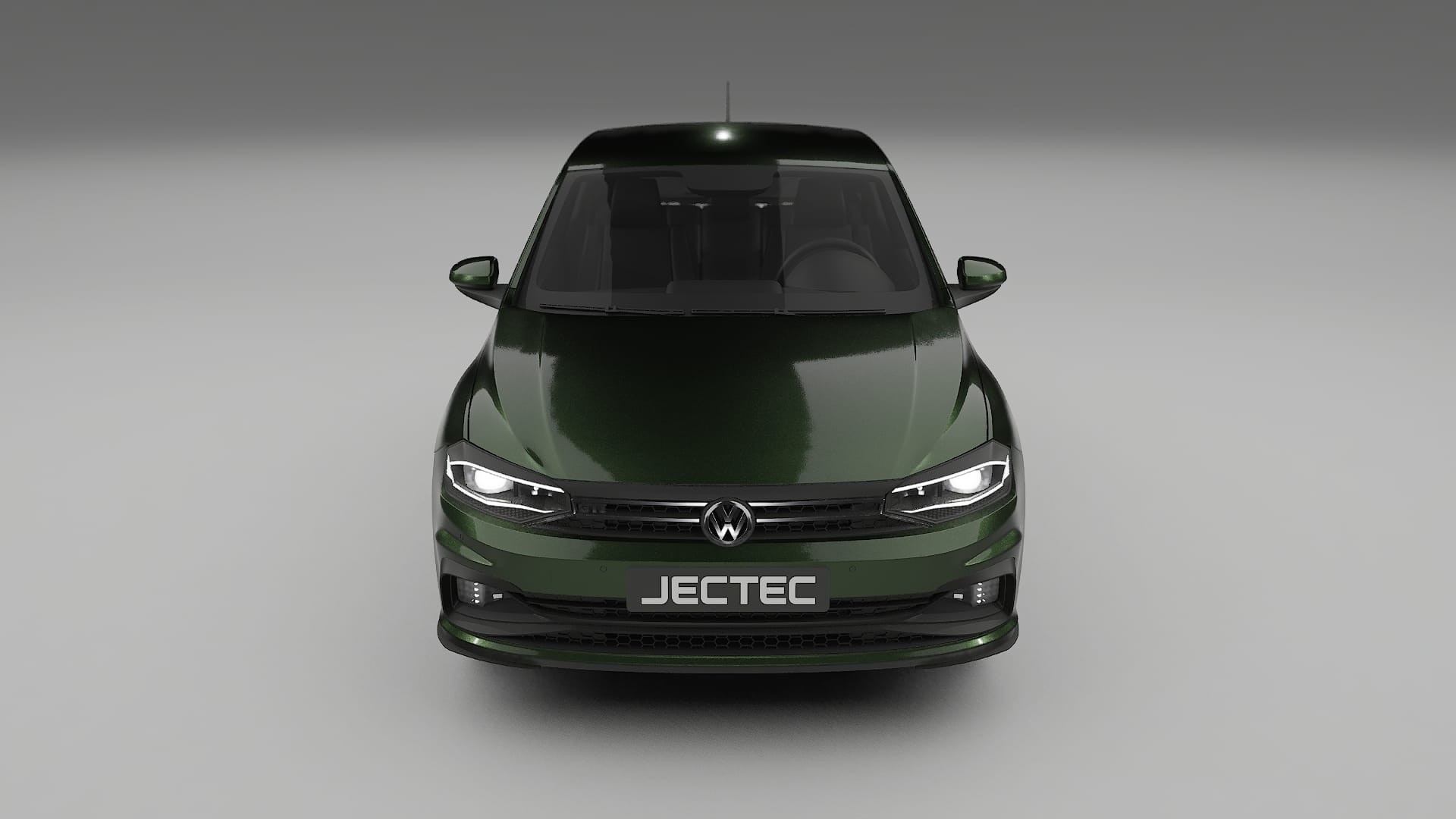 VW Polo GTI VI TPU Lackskyddsfilm | LAGOON Färgskiftande PPF – Komplett Förskuret Kit