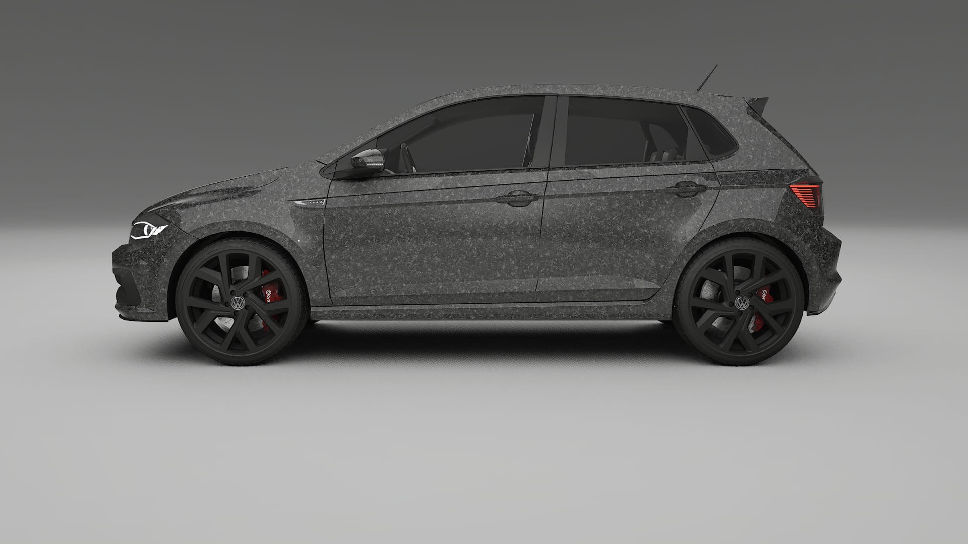 VW Polo GTI VI TPU Lackskyddsfilm | FORGED S Färgskiftande PPF – Komplett Förskuret Kit