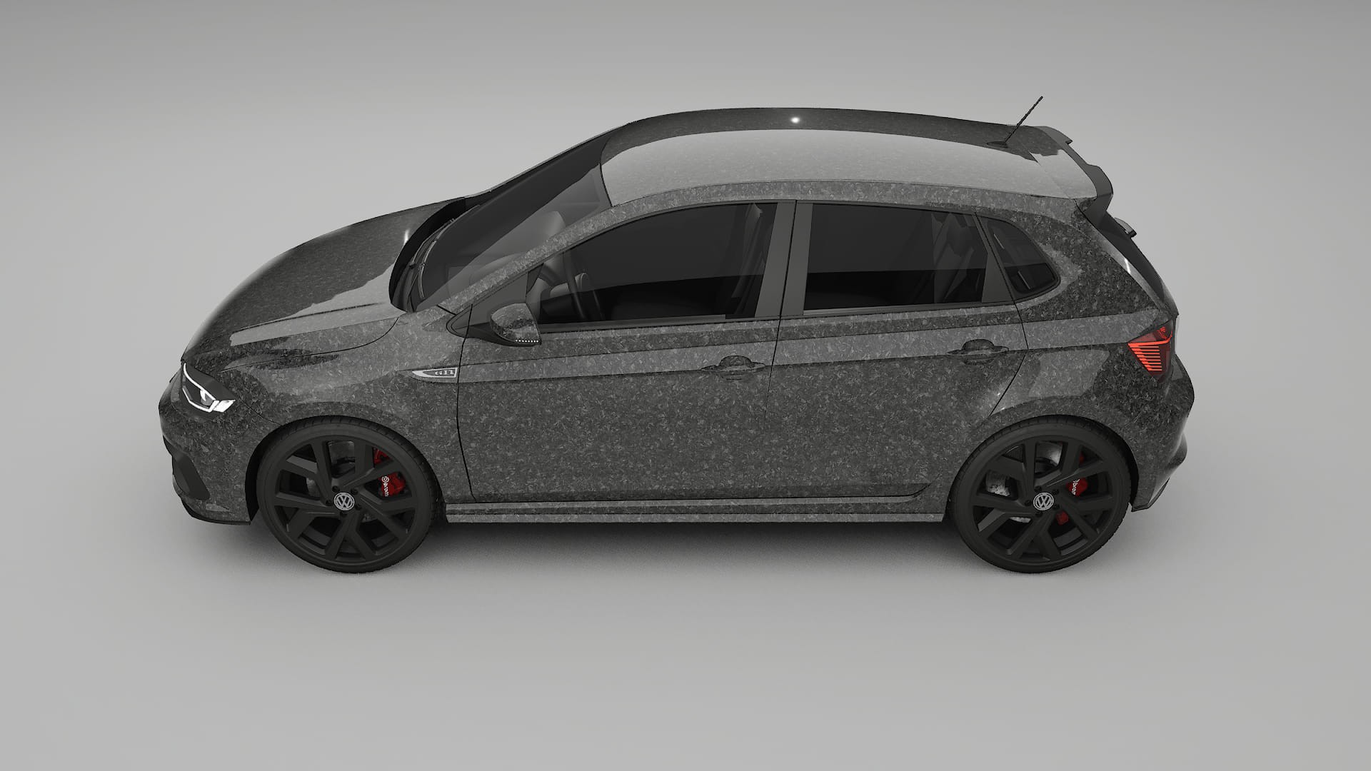 VW Polo GTI VI TPU Lackskyddsfilm | FORGED S Färgskiftande PPF – Komplett Förskuret Kit