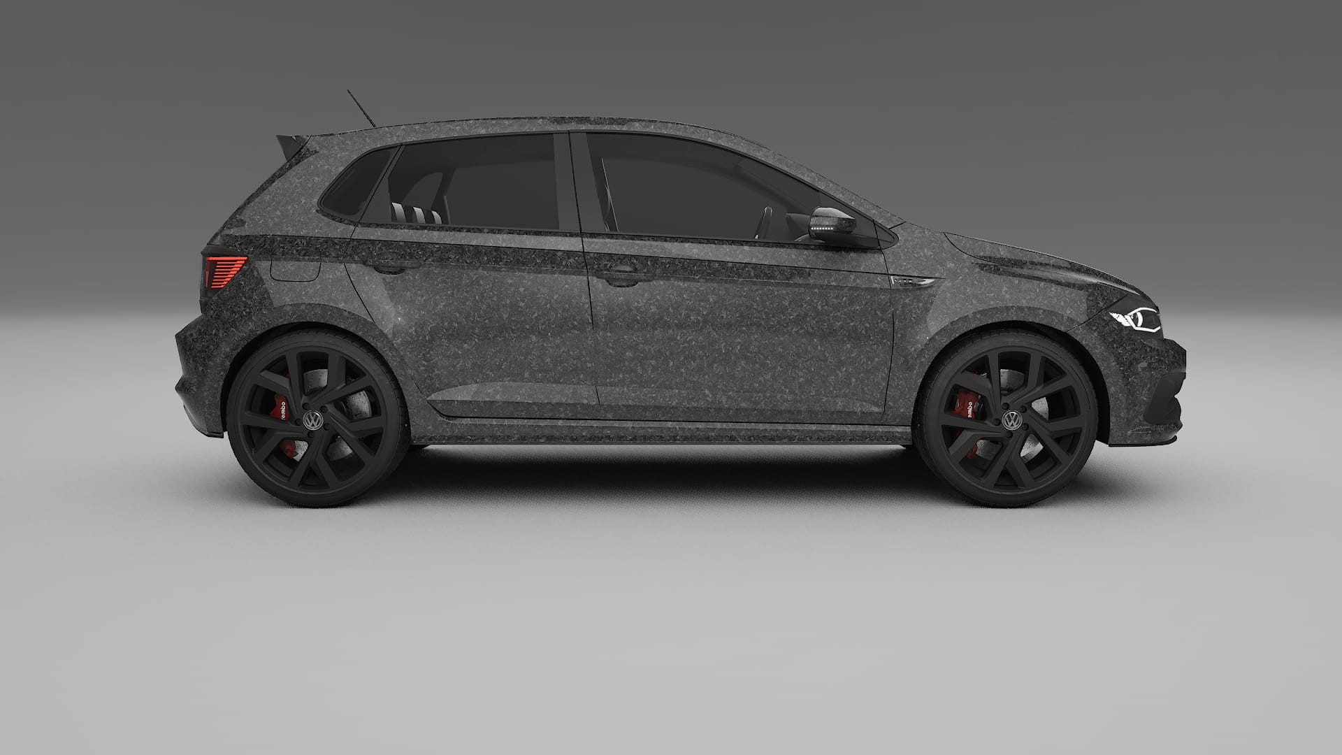 VW Polo GTI VI TPU Lackskyddsfilm | FORGED S Färgskiftande PPF – Komplett Förskuret Kit