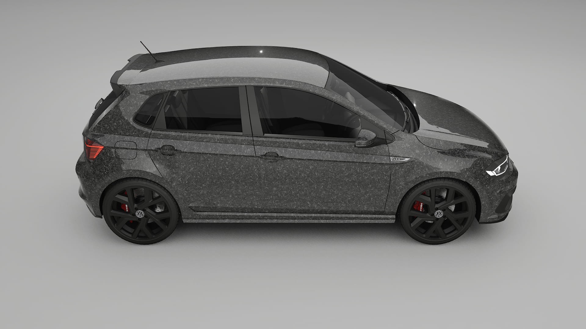 VW Polo GTI VI TPU Lackskyddsfilm | FORGED S Färgskiftande PPF – Komplett Förskuret Kit