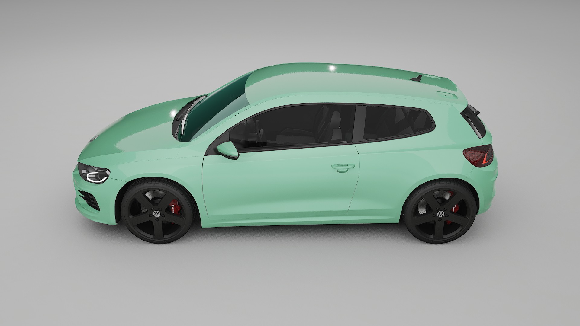 VW Scirocco R III TPU Lackskyddsfilm | DUSTY Färgskiftande PPF – Komplett Förskuret Kit