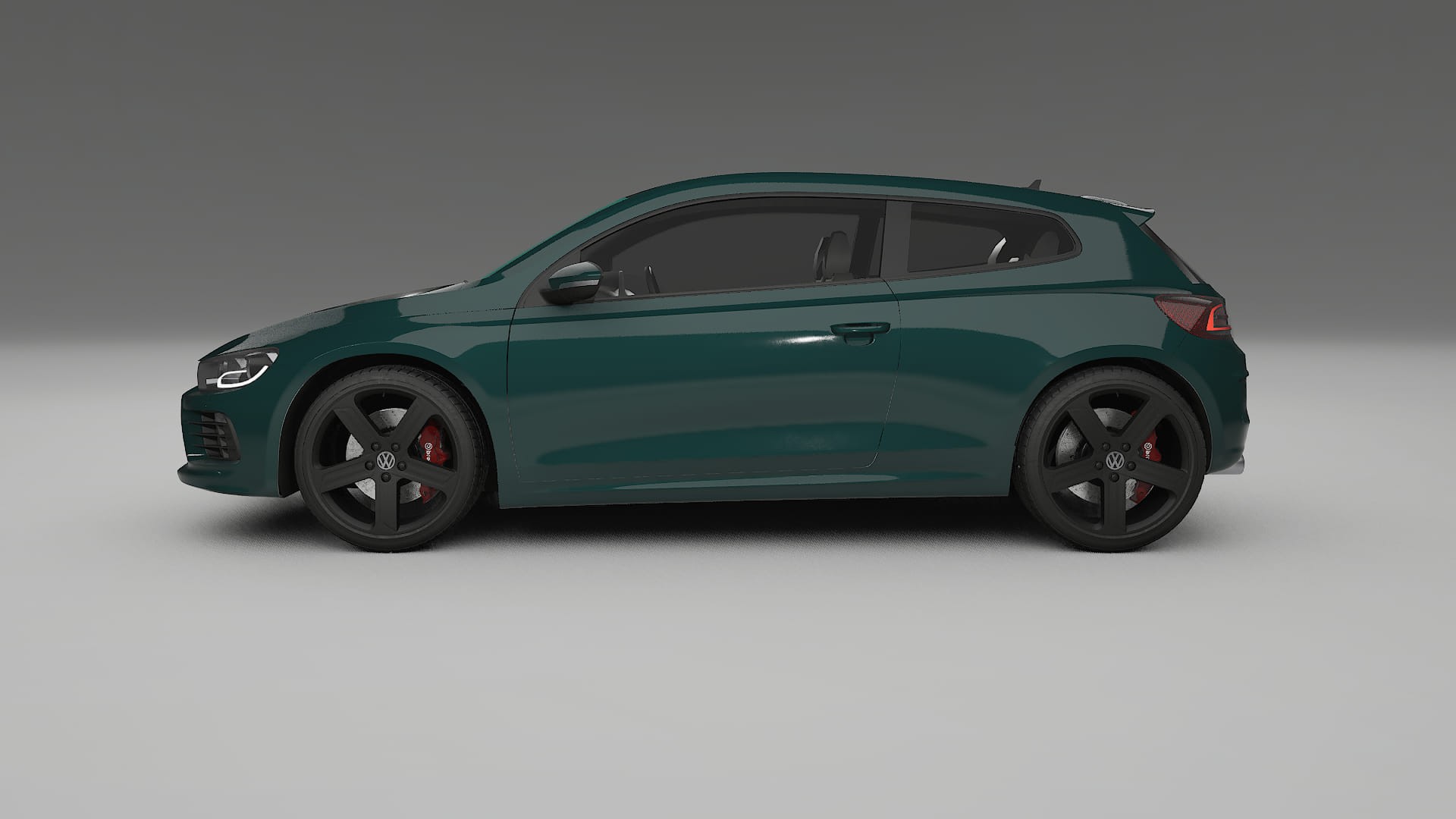 VW Scirocco R III TPU Lackskyddsfilm | INFERNO Färgskiftande PPF – Komplett Förskuret Kit