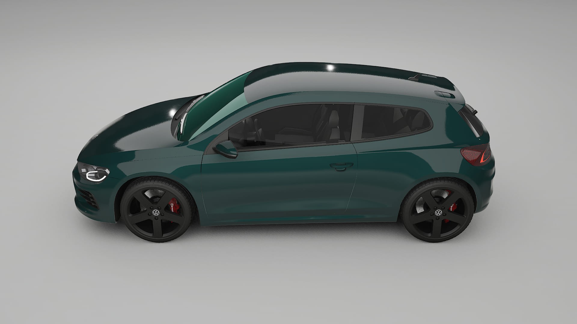 VW Scirocco R III TPU Lackskyddsfilm | INFERNO Färgskiftande PPF – Komplett Förskuret Kit