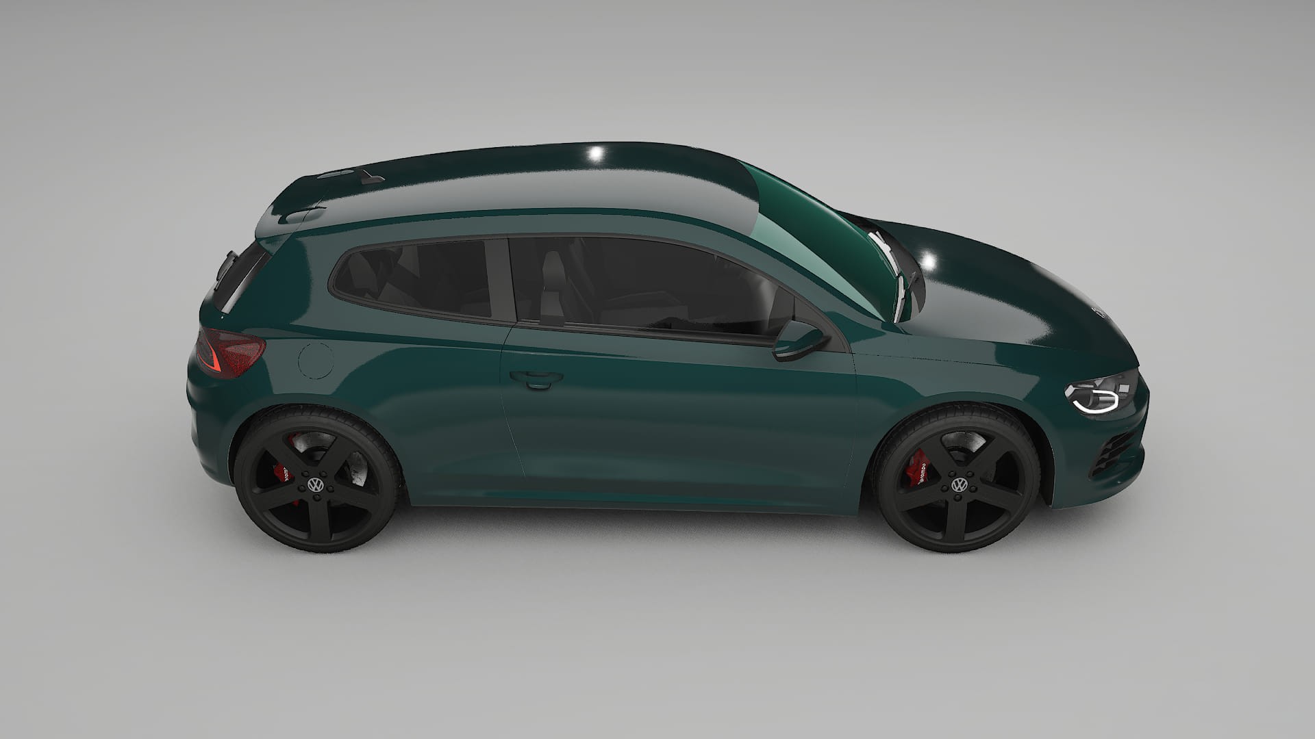 VW Scirocco R III TPU Lackskyddsfilm | INFERNO Färgskiftande PPF – Komplett Förskuret Kit