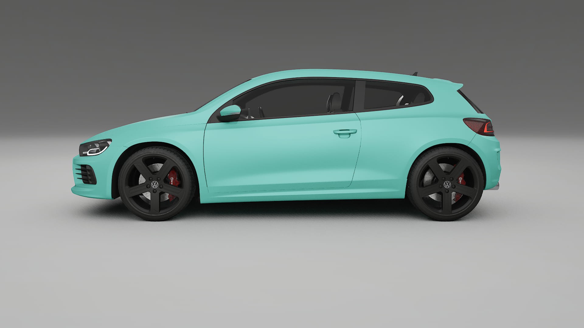 VW Scirocco R III TPU Lackskyddsfilm | FROST Färgskiftande PPF – Komplett Förskuret Kit