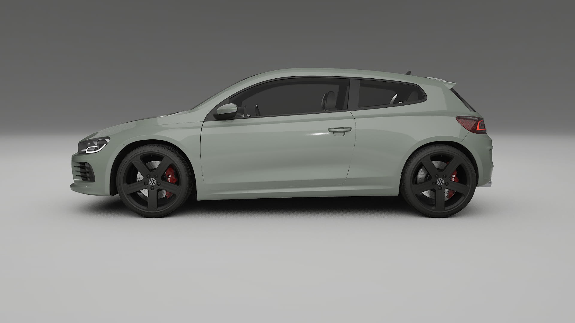 VW Scirocco R III TPU Lackskyddsfilm | SLATE Färgskiftande PPF – Komplett Förskuret Kit